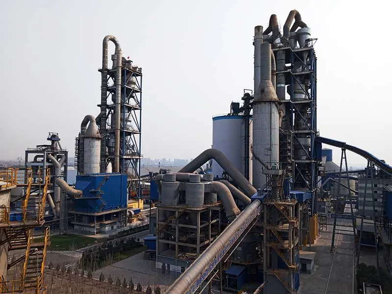Cement industry facility and production site